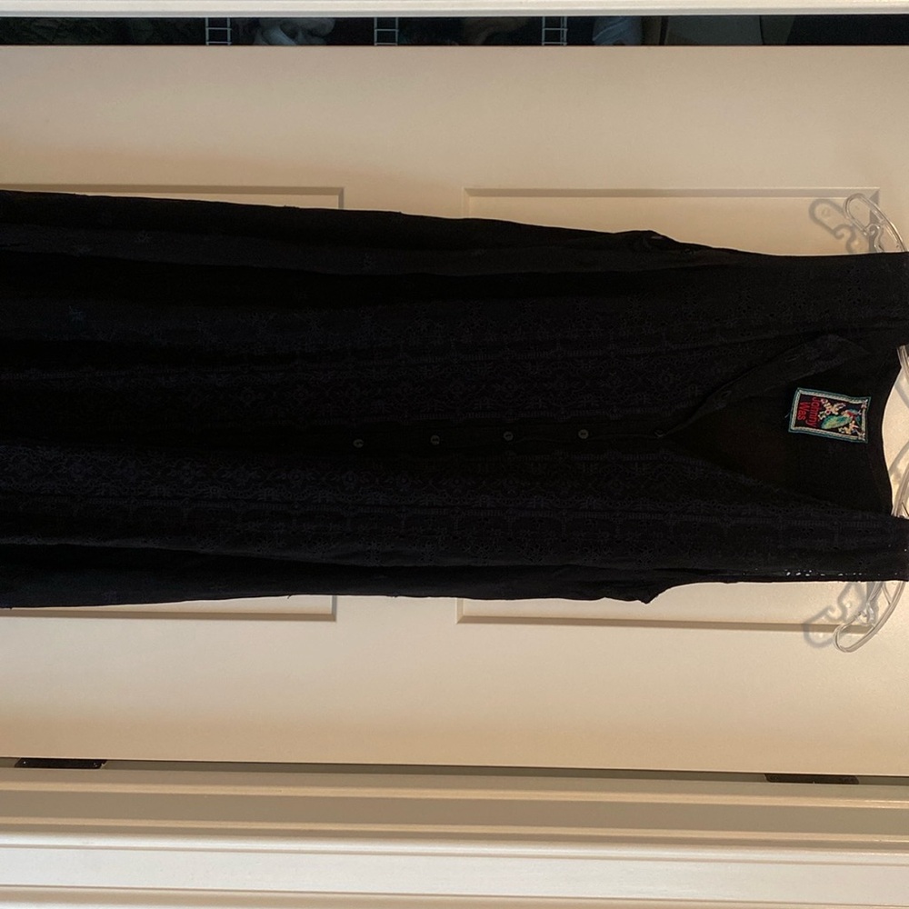Johnny was slip button down dress